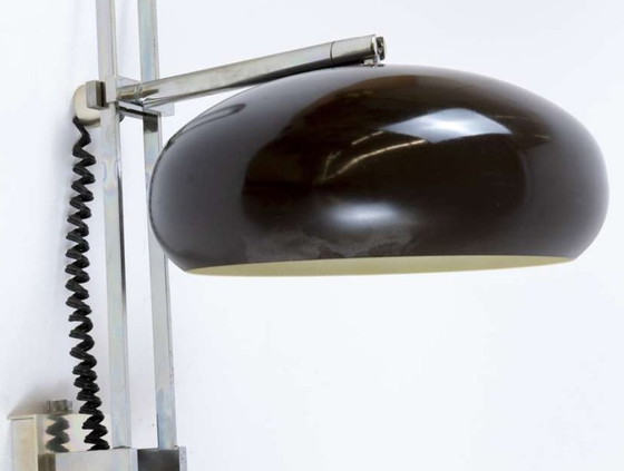 Image 1 of Bauhaus Stijl Chromen Verstelbare Wandlamp