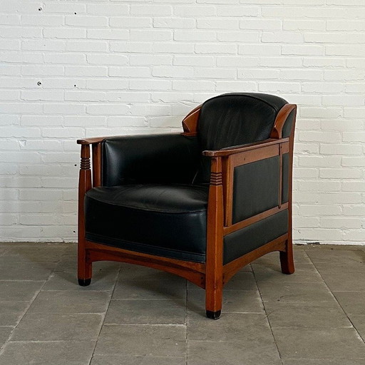 Prachtige Art Deco Schuitema Fauteuil - Vrouwelijke Fauteuil met Elegante Charme