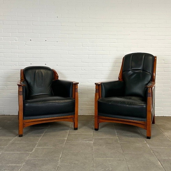 Image 1 of Prachtige Art Deco Schuitema Fauteuil - Vrouwelijke Fauteuil met Elegante Charme