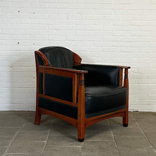 Prachtige Art Deco Schuitema Fauteuil - Vrouwelijke Fauteuil met Elegante Charme