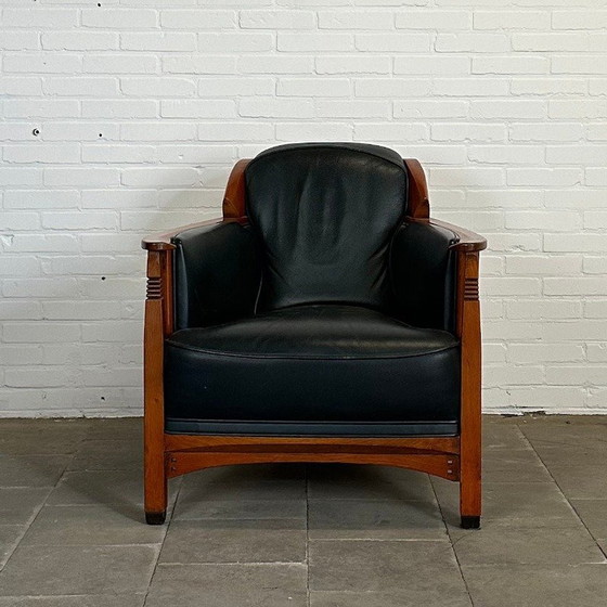 Image 1 of Prachtige Art Deco Schuitema Fauteuil - Vrouwelijke Fauteuil met Elegante Charme