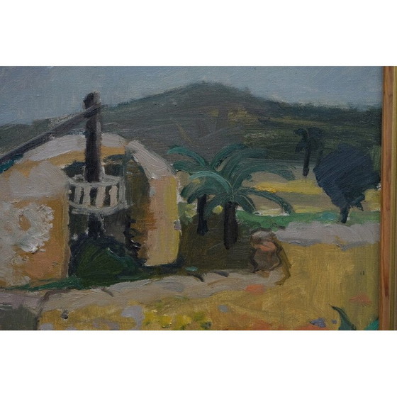 Image 1 of Zweeds vintage schilderij van Eva Holmberg-Jacobsson, jaren 1960
