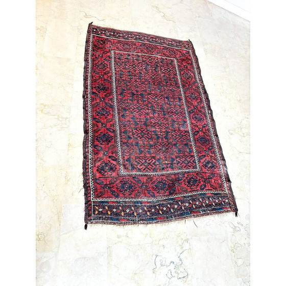 Image 1 of Veelkleurig vintage vloerkleed, Iran