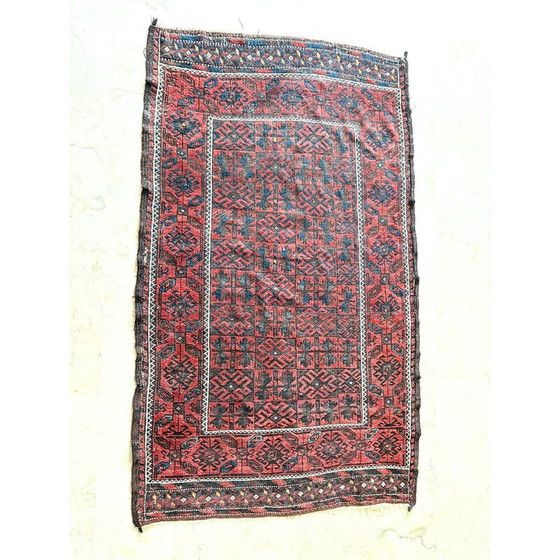 Image 1 of Veelkleurig vintage vloerkleed, Iran