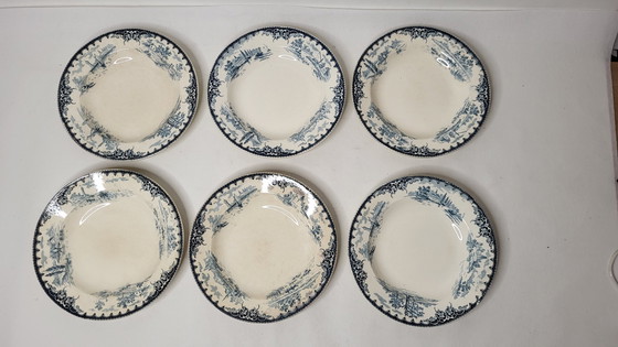 Image 1 of 6 Assiettes Creuses (Terre De Fer) / Compagnie Franco Anglaise