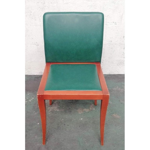 Vintage stoel in massief hout van Didier Gomez voor Ligne Roset