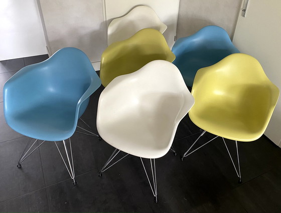 Image 1 of 6x Eames DAR armchair