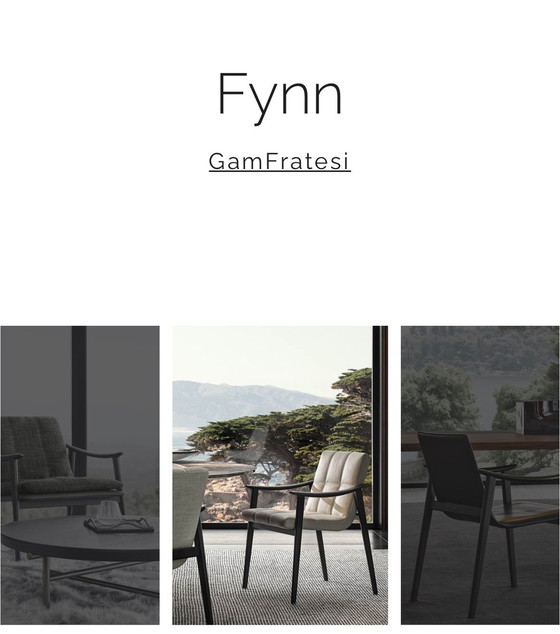 Image 1 of 4X Minotti Fynn Dining Chair In Leder Aspen Lp 13.000,-