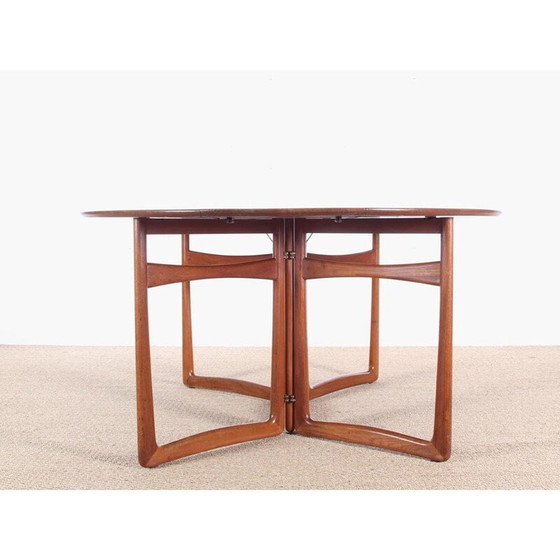 Image 1 of Vintage Scandinavische tafel in massief teakhout van Peter Hvidt en Orla Mølgaard Nielsen, 1960