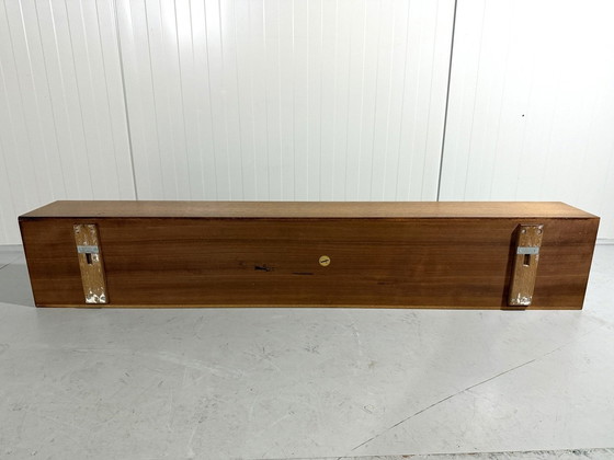 Image 1 of Wilhelm Renz Teakhouten Wandplank Van Walter Wirz 1960'S