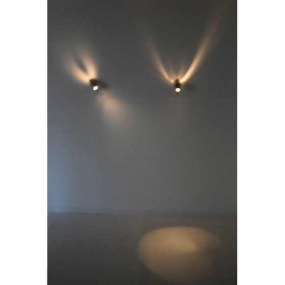 Image 1 of Set van 2 vintage Zodiac wandlampen van Lita, 1950