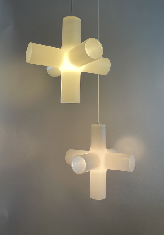 Image 1 of 3X Crosslight (Kruislamp) Van Jan Melis & Ben Oostrum Voor Dark