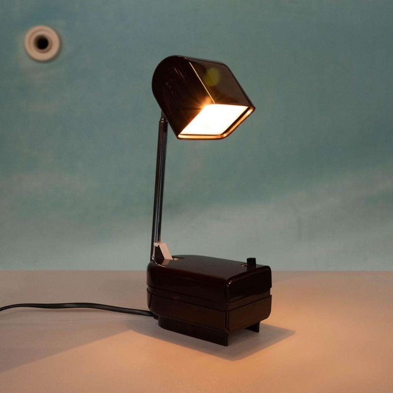 Image 1 of Space age bureaulamp 70s, vintage travel table light