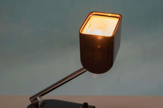 Image 1 of Space age bureaulamp 70s, vintage travel table light