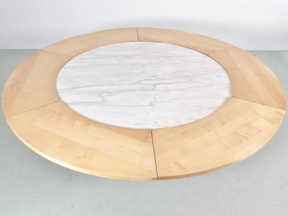 Image 1 of Scandinavische eettafel Pk-54 met verlengstukken van Poul Kjaerholm voor E. Kold Christensen. Originele editie