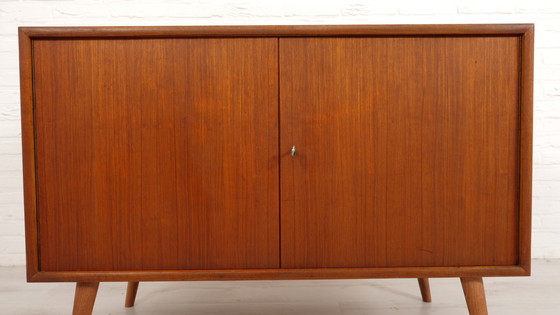 Image 1 of Vintage Dressoir | Teak | Audiomeubel | Wandkast | 100 Cm