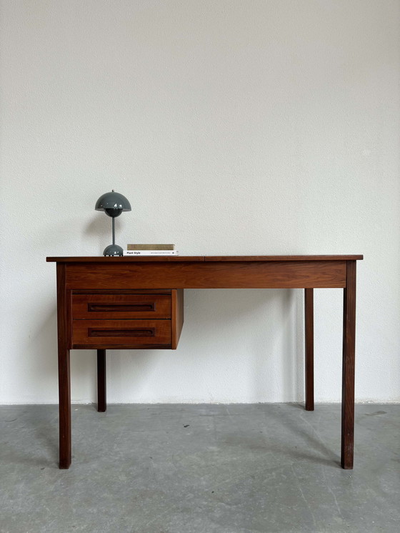 Image 1 of Vintage bureau met kaptafel