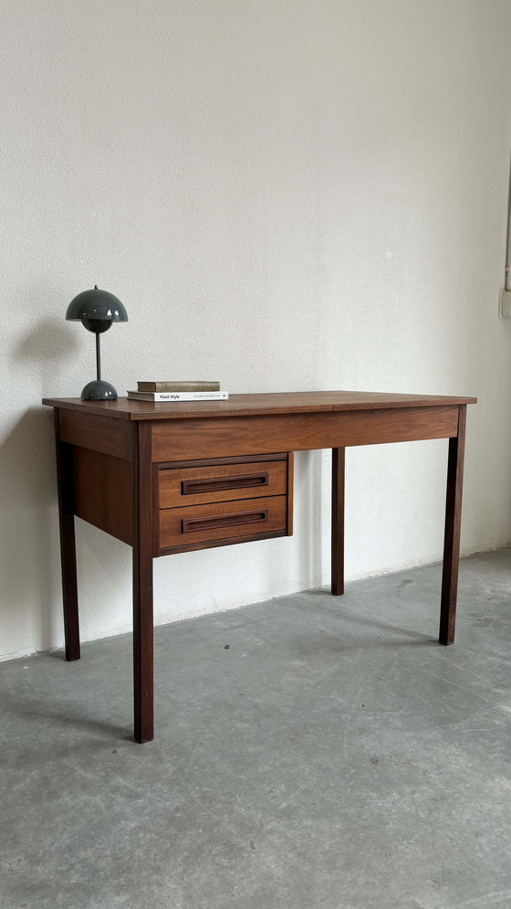 Image 1 of Vintage bureau met kaptafel