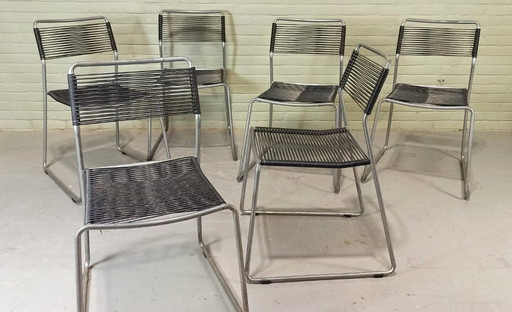 6 X Lisa Norinder Melker Spaghettistoelen