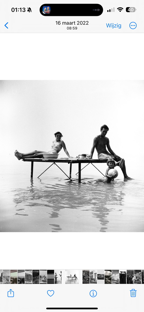 Image 1 of Famillie aan het meer, 1959 | Ballatonmeer