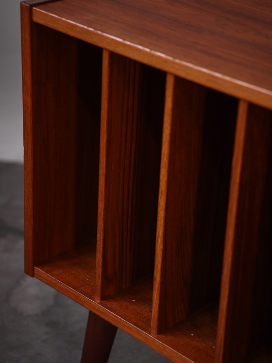 Image 1 of Platenkast LP-kastje teak Deens vintage