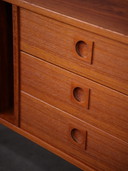Platenkast LP-kastje teak Deens vintage