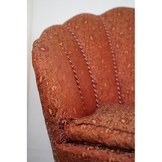 Image 1 of Paar vintage stoffen fauteuils van Gio Ponti, Italië 1950