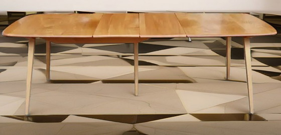 Image 1 of Mid Century Ercol Grand Windsor uitschuifbare eettafel