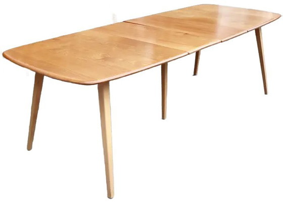 Image 1 of Mid Century Ercol Grand Windsor uitschuifbare eettafel