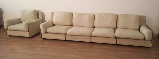 Modulaire sofa van Riccardo Arbizzoni voor Zanotta 1978. Redifiori Model Set Van 5