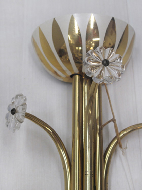 Image 1 of Vintage kroonluchter wandlamp