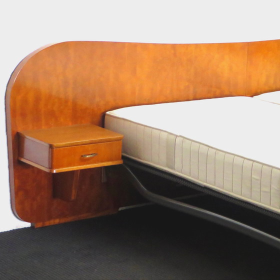 Image 1 of Vintage mid century design bed met nachtkastjes