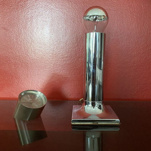 Lamp vintage A248 en acier chromé van Rolf Krüger voor Staf Leuchten, 1967
