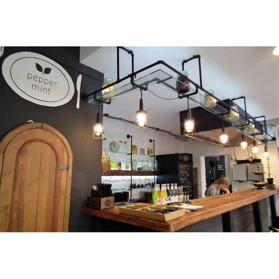 Image 1 of Vintage industriële hanglamp van Prodryn - 1970