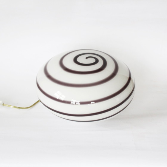 Image 1 of Eglo Swirl glazen zebra lamp