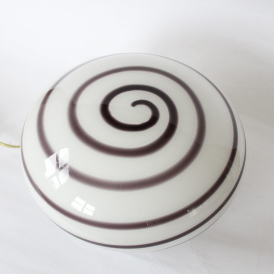 Image 1 of Eglo Swirl glazen zebra lamp