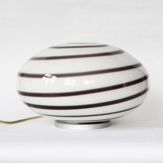 Image 1 of Eglo Swirl glazen zebra lamp