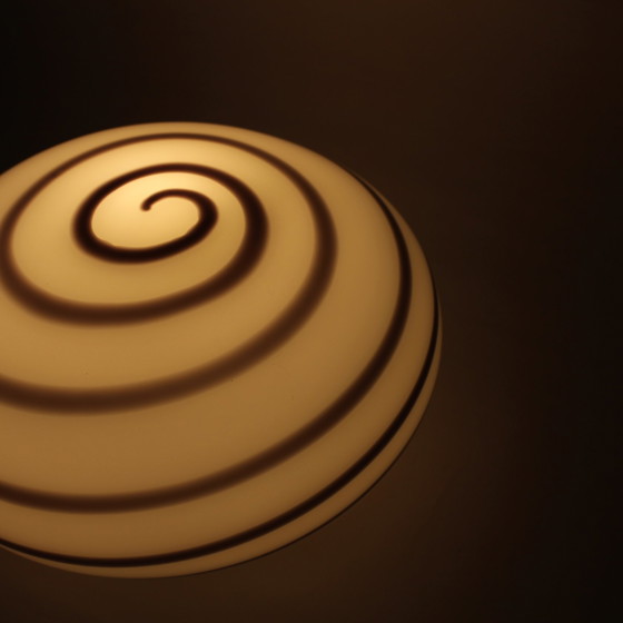 Image 1 of Eglo Swirl glazen zebra lamp