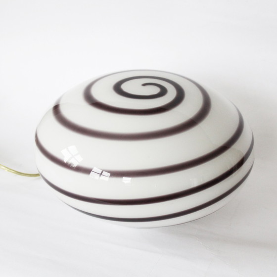 Image 1 of Eglo Swirl glazen zebra lamp