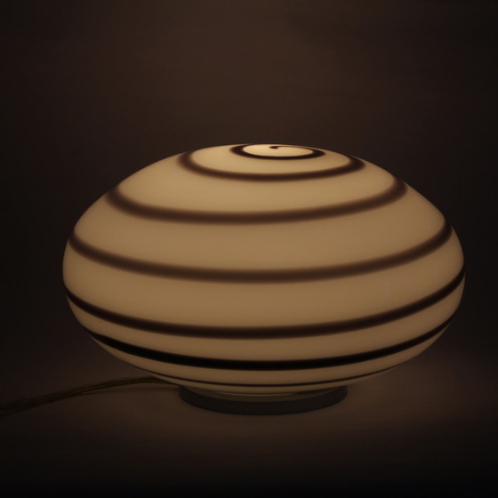 Image 1 of Eglo Swirl glazen zebra lamp