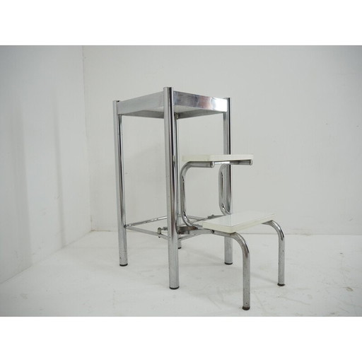 Mid century chromen cabriotrap, Italië 1960