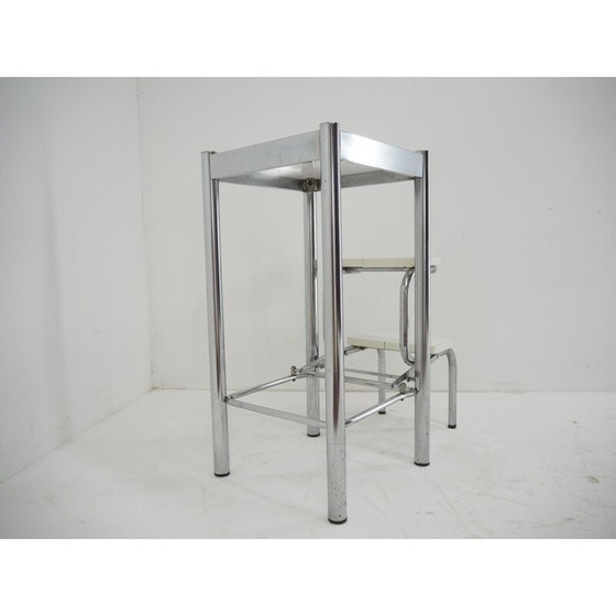 Image 1 of Mid century chromen cabriotrap, Italië 1960