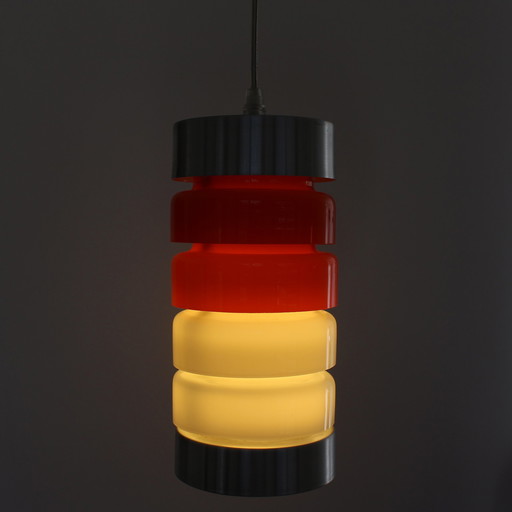 Retro glazen hanglamp