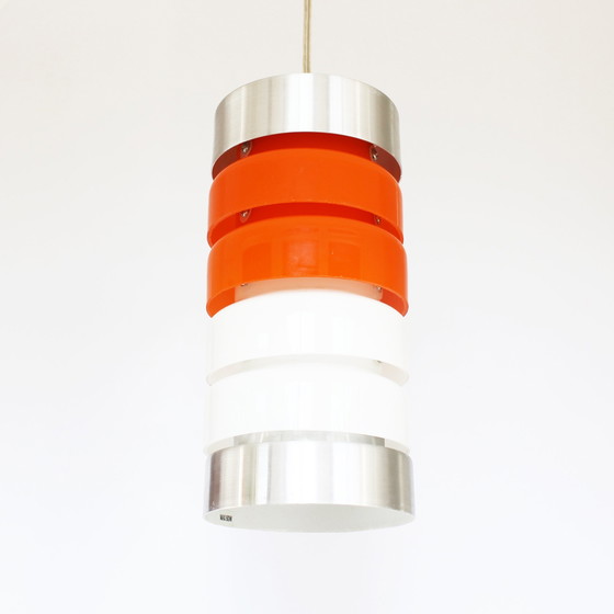 Image 1 of Retro glazen hanglamp