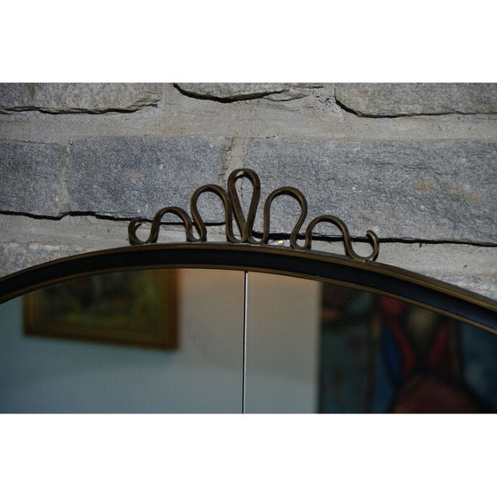 Image 1 of Vintage messing spiegel, 1950