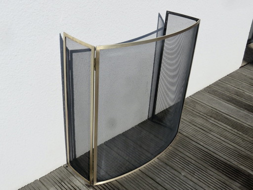 Minimalistisch boogvormig haardscherm, Frankrijk, 1970