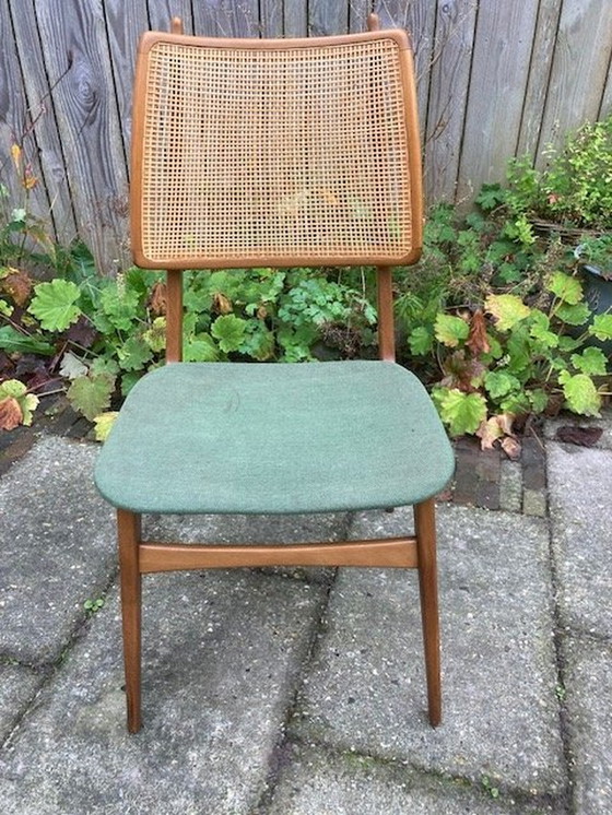 Image 1 of Vintage Set Eetkamer Stoelen