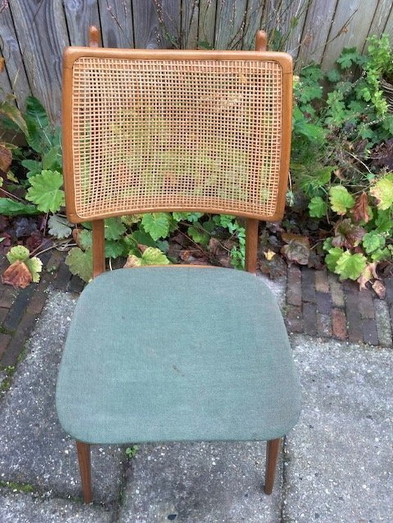 Image 1 of Vintage Set Eetkamer Stoelen