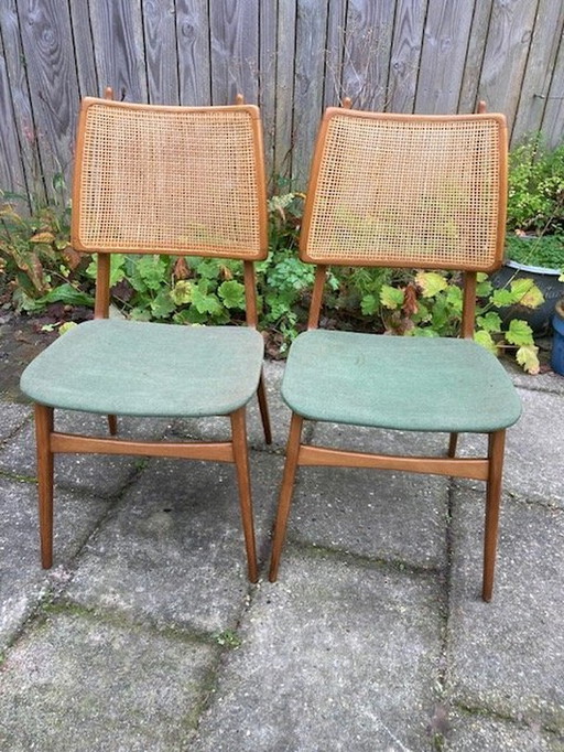 Vintage Set Eetkamer Stoelen