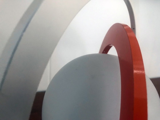 Image 1 of Paar Vintage Tafellampen - Ruimtetijdperk - Saturnus - Staal - 1960